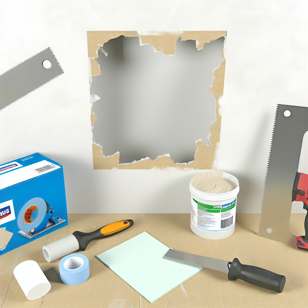 2. Patch a Drywall Hole