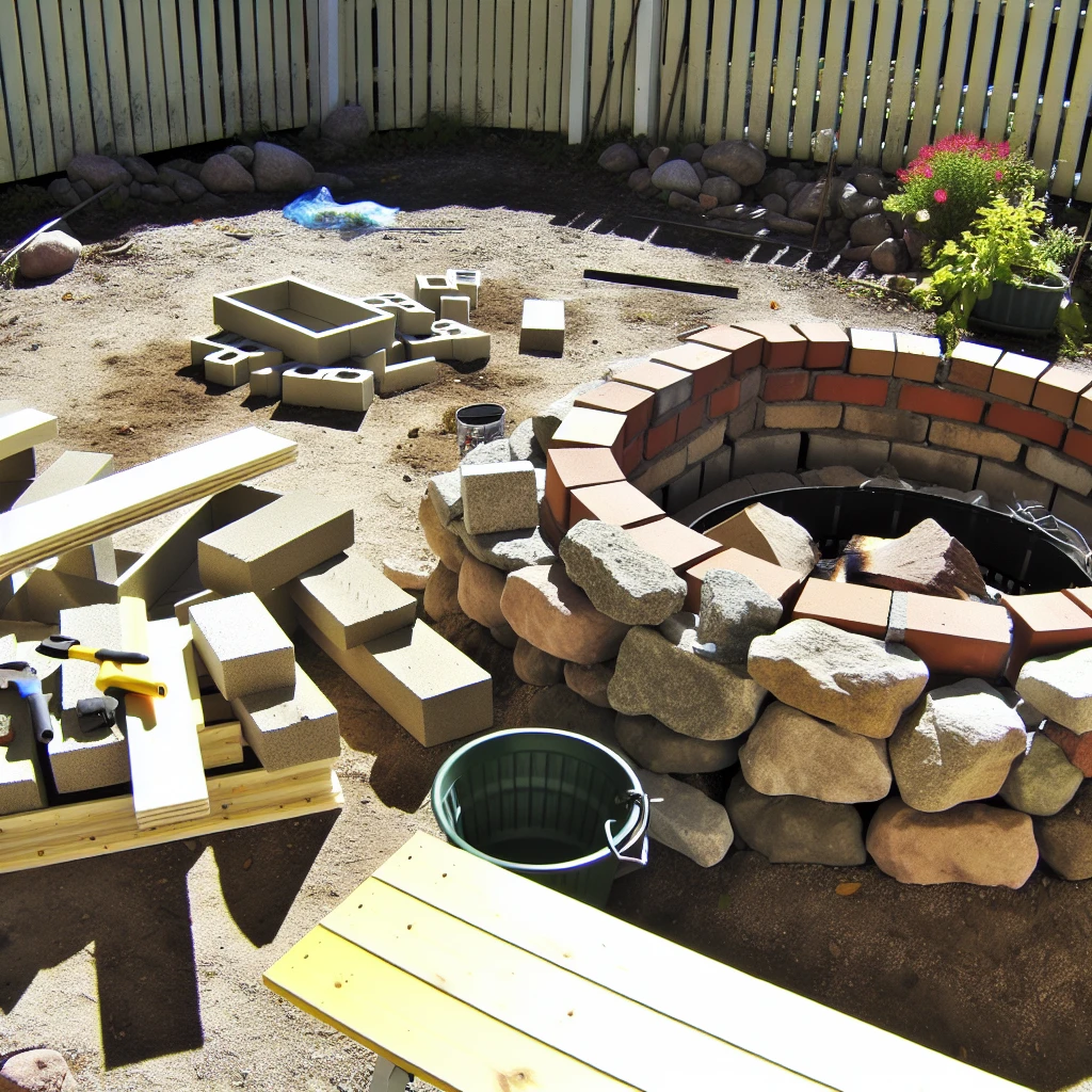 2. Build a Simple Backyard Fire Pit